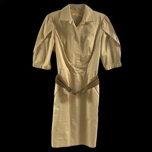 Flores & Flores Khaki Dress-Size 6